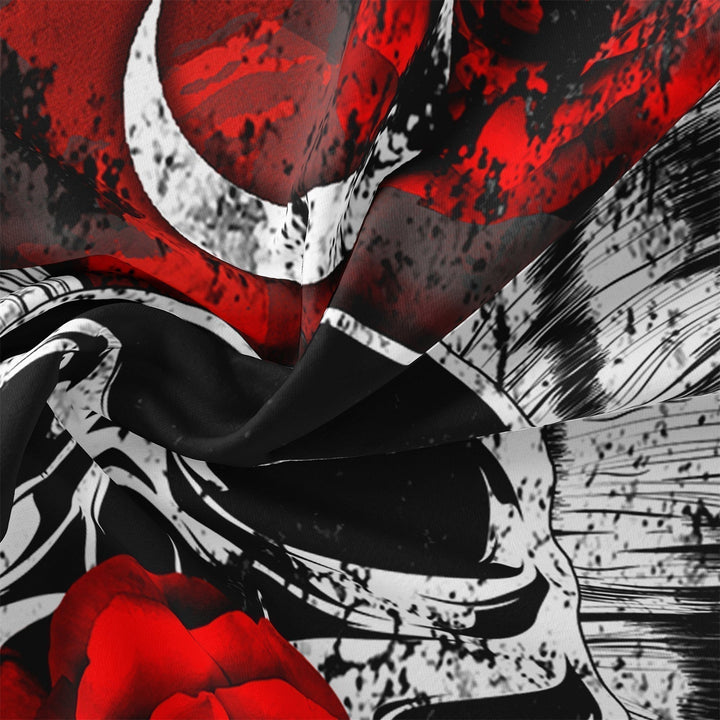 GothicLuxe - Skull &amp; Rose-Themed Bed Set