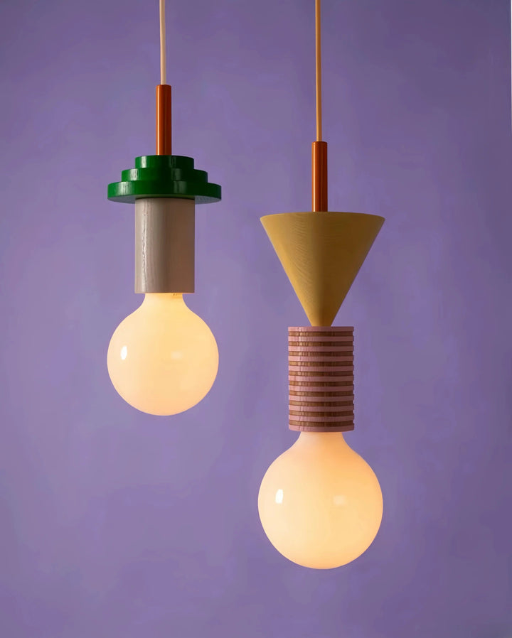 Chandelier in geometric shape