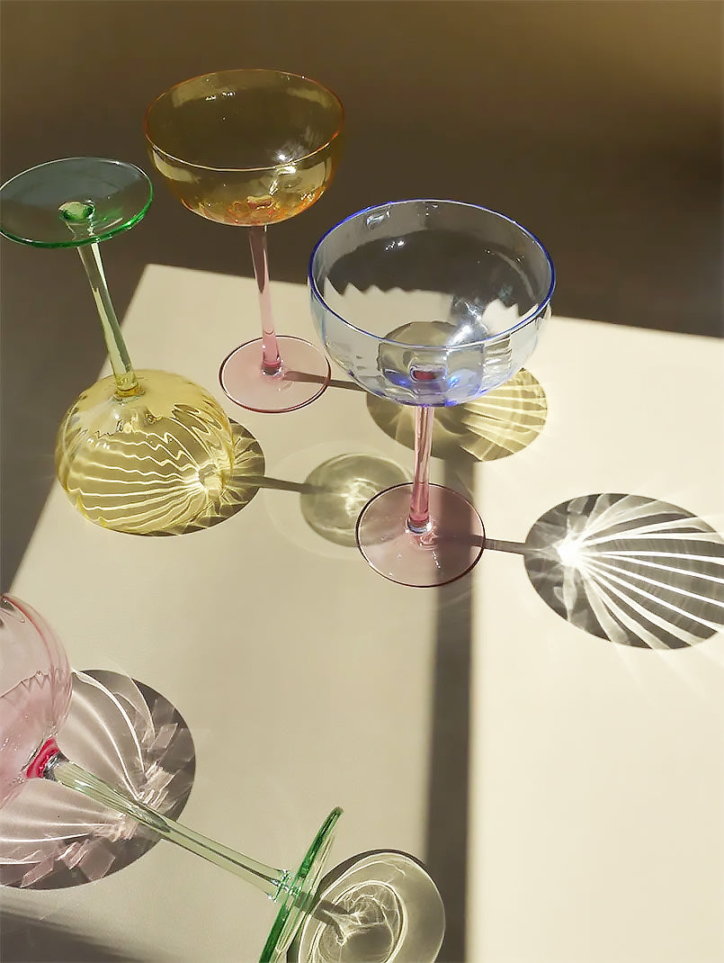 coloured Pumpkin Glassware