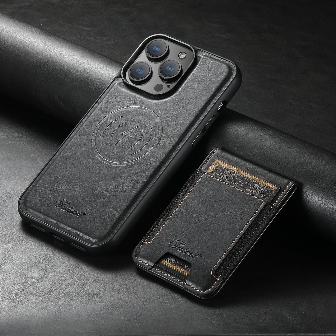Shockproof Leather Phone Case with Card Holder