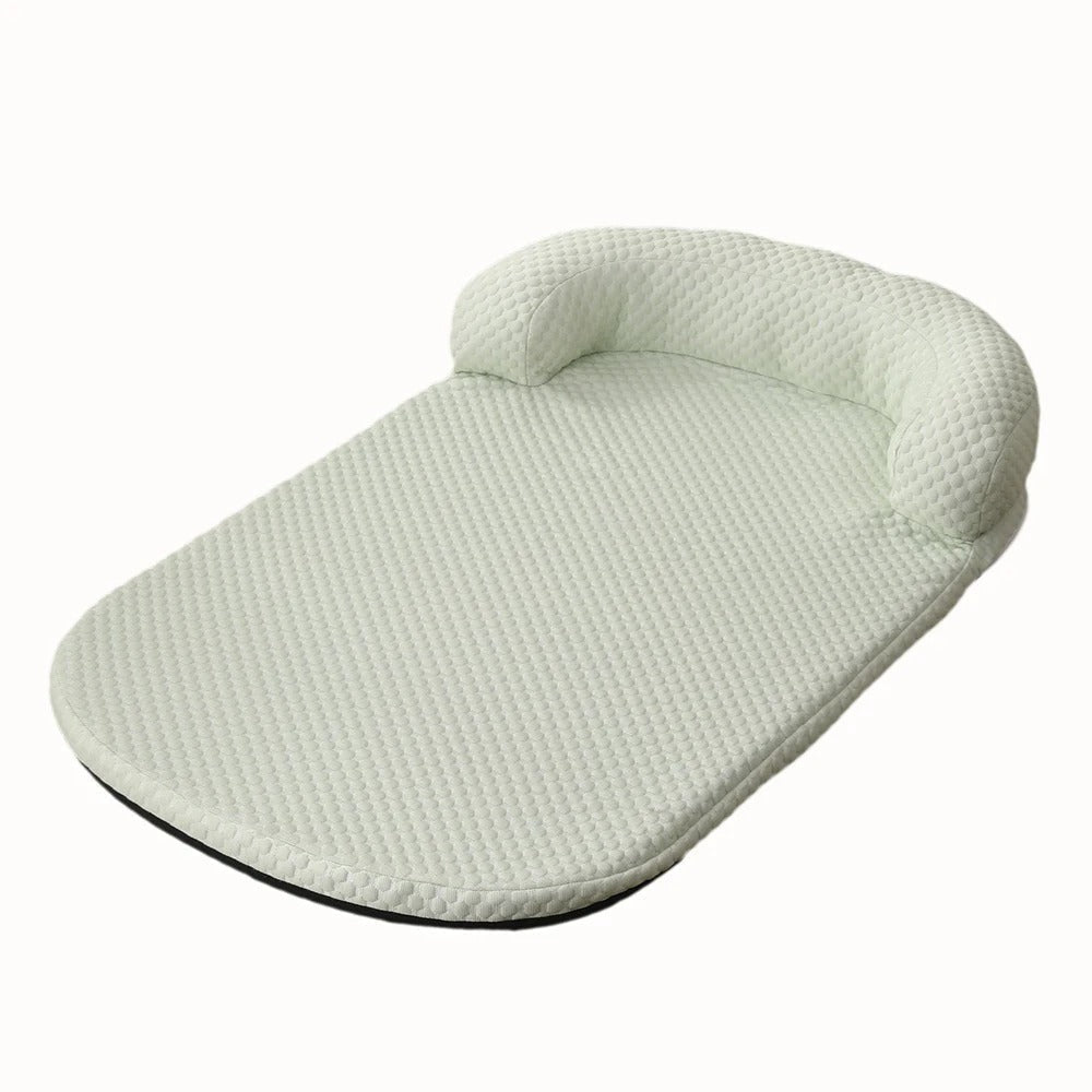 Cooling mat for pets with silk cover |