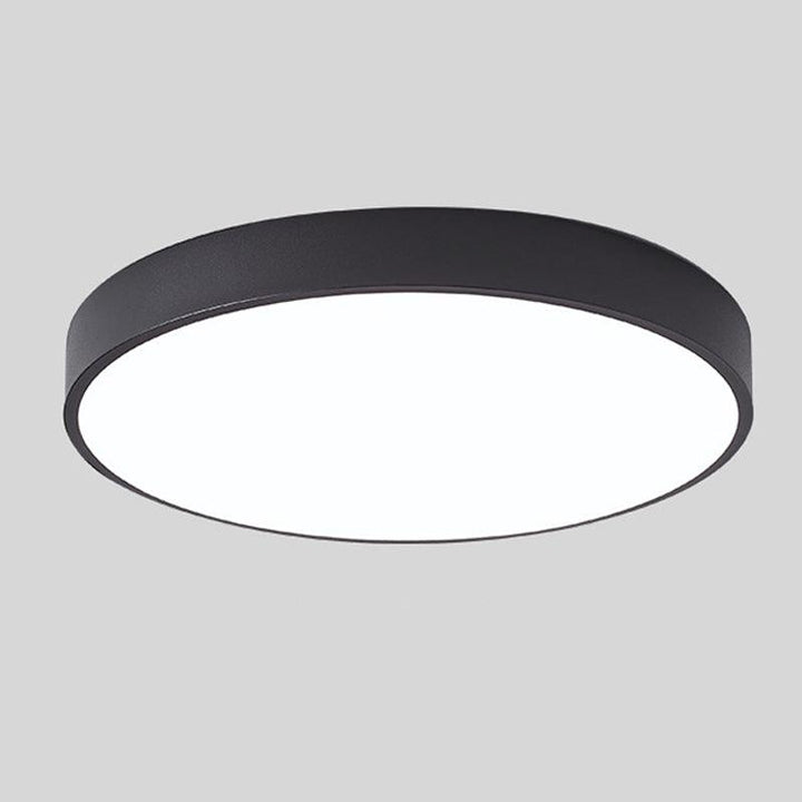 Wood Macaroon Circular Ceiling Light