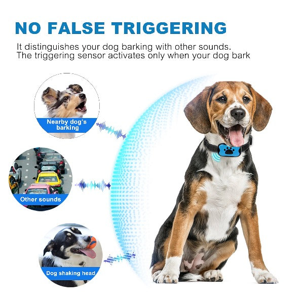 Painless Anti-Bark Collar – Vibrations &amp; Ultrasound for Dogs