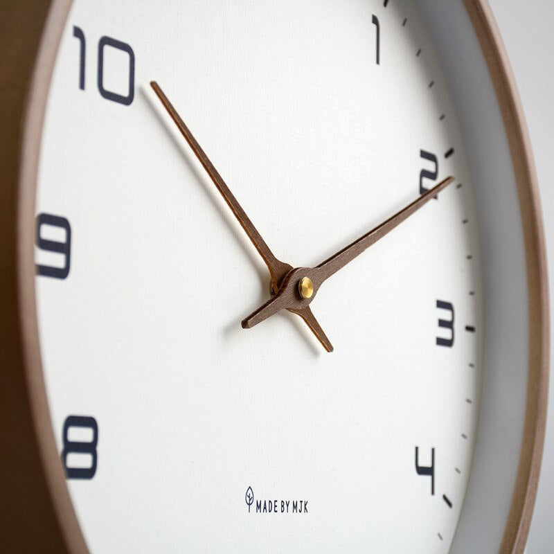 Wall clock - Luxora - Nordic design - Solid wood