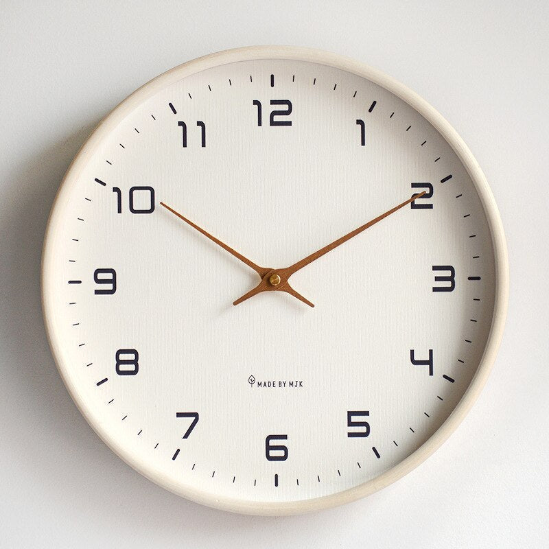 Wall clock - Luxora - Nordic design - Solid wood