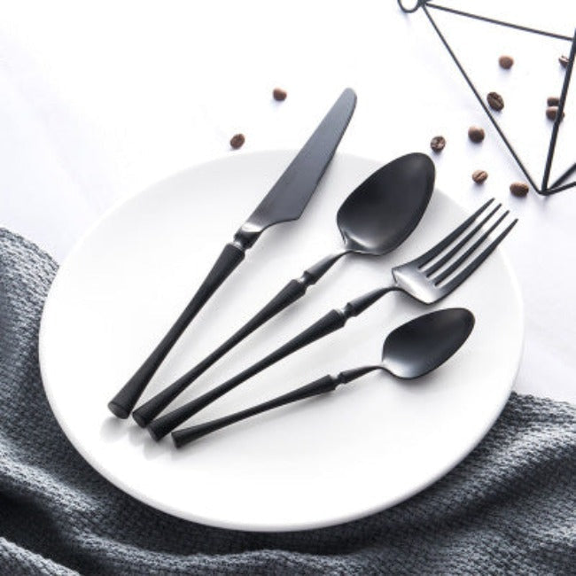 Classic Stainless Steel Set with Elegant Handles