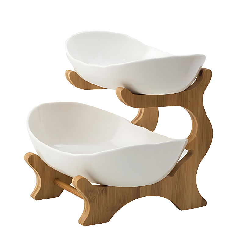 FruitTriad | Three-tier fruit bowl made of plastic