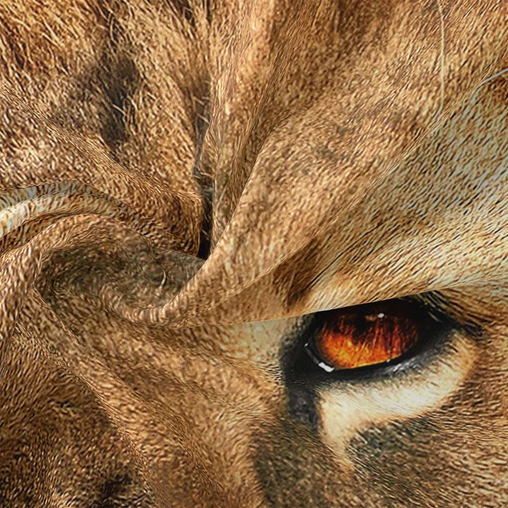 Safari Lion Print Duvet Cover – African Wilderness for Your Bedroom
