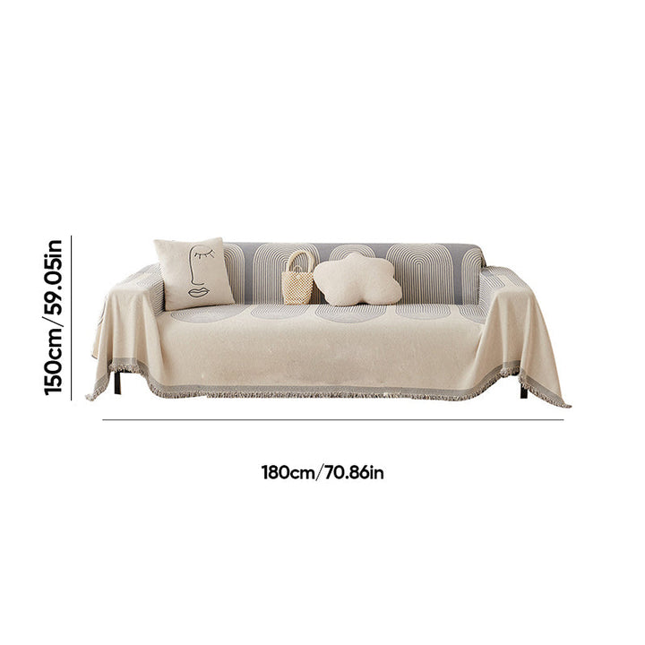 Double Sided Chenille Sofa Cover |