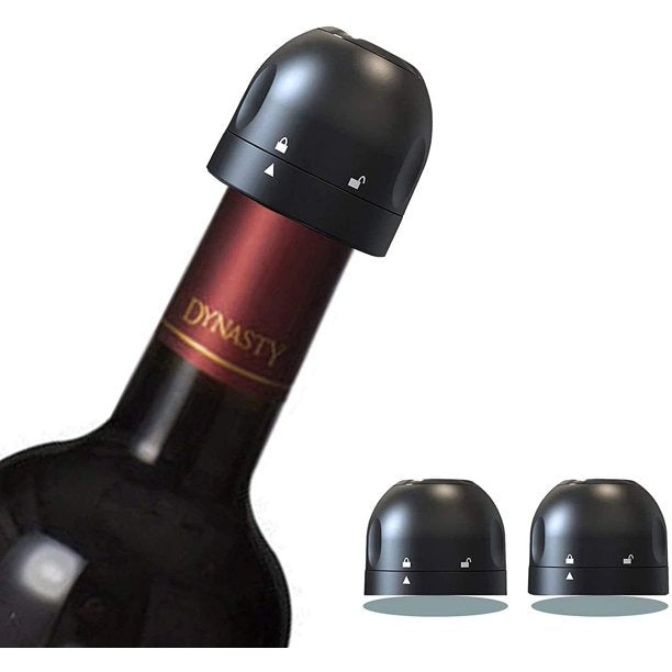 Reusable leak-proof silicone sealing cap for champagne and wine bottles
