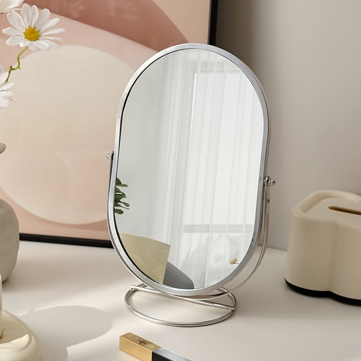360° Look – Elegant Makeup Mirror for Every Angle