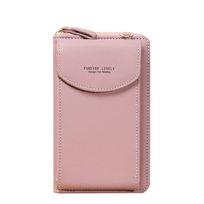 First-class phone case/shoulder bag with zipper |