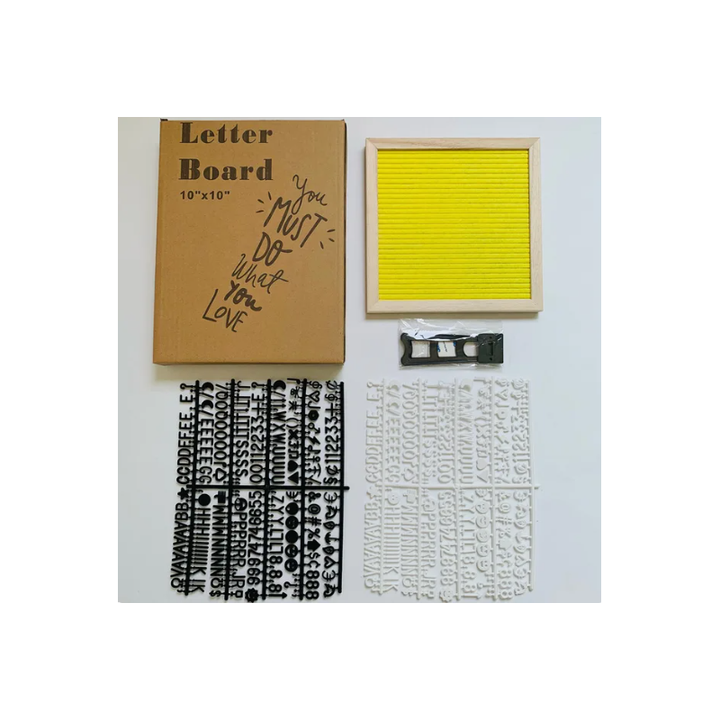 Felt Letter Message Board