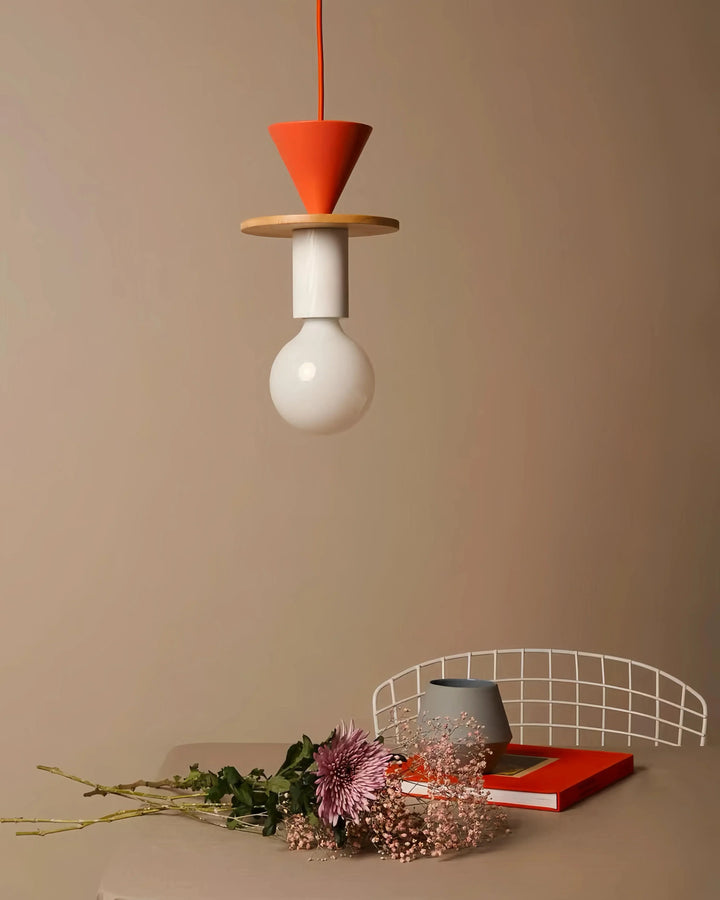 Chandelier in geometric shape