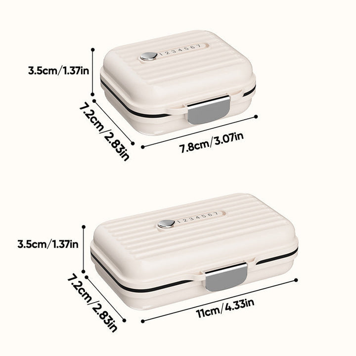 Small portable pillbox