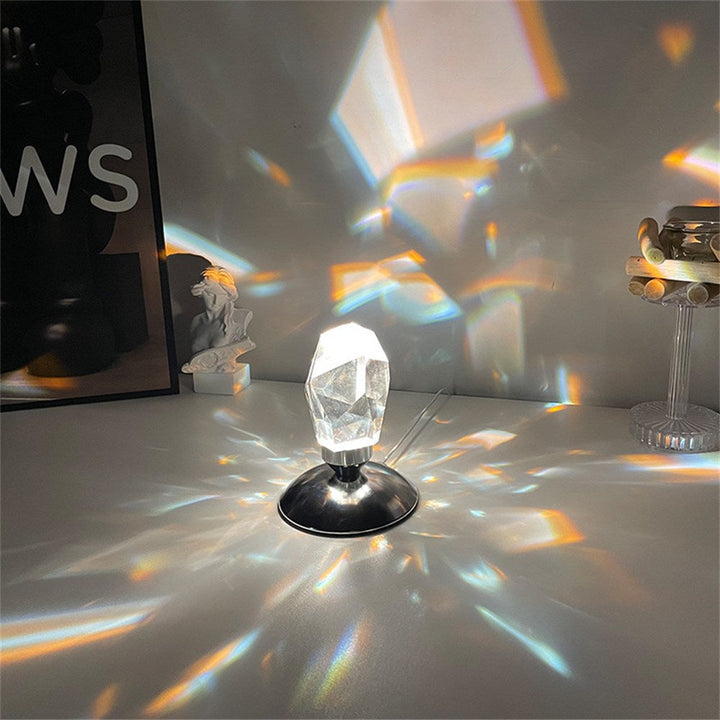 Crystal bedside lamp