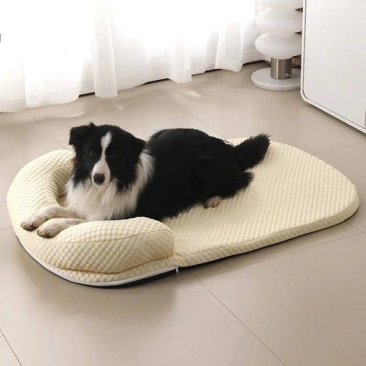 Cooling mat for pets with silk cover |