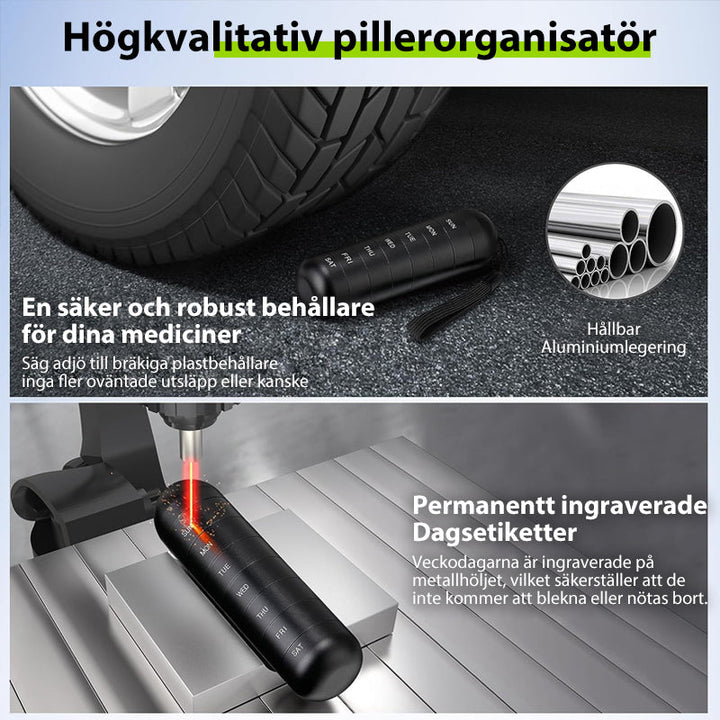 7-Day Portable Pill Organizer for Travel