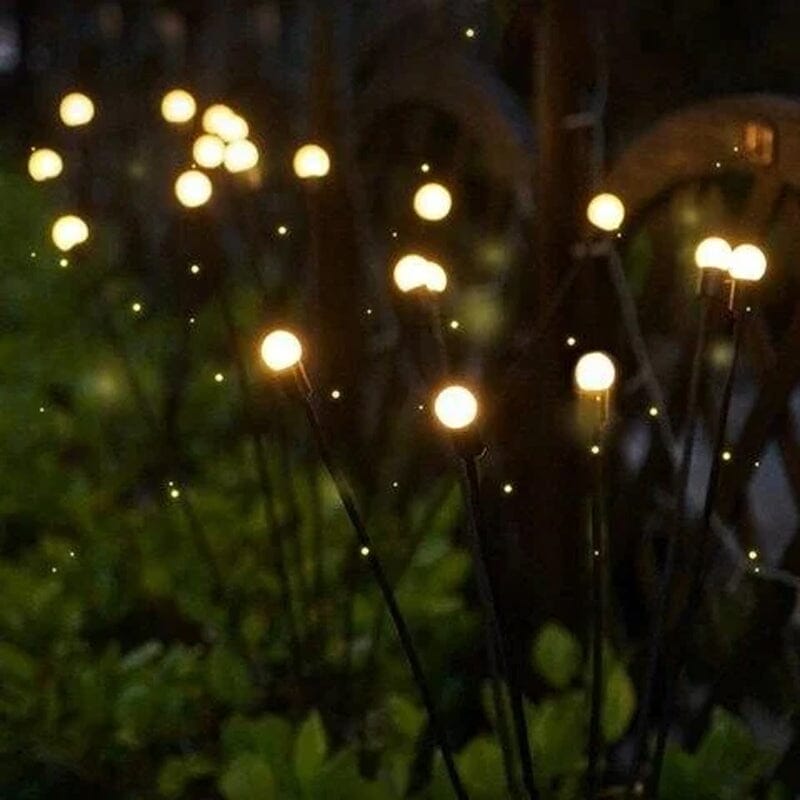 Solar-powered Firefly Garden Light