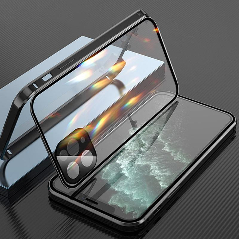 iPhone case with double-sided buckle