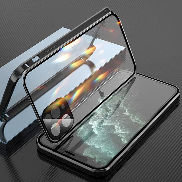 iPhone case with double-sided buckle