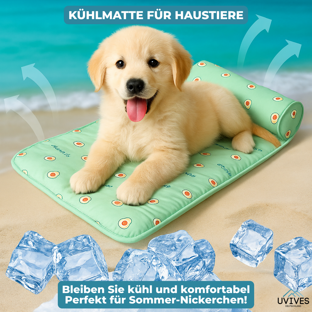 Cooling Mat Ice Silk for Dogs and Cats – Self-Cooling Without Electricity |