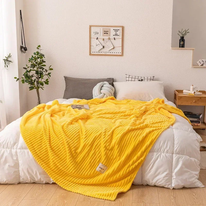 Thick Flannel Autumn Blanket - WarmHaven