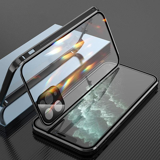 iPhone case with double-sided buckle