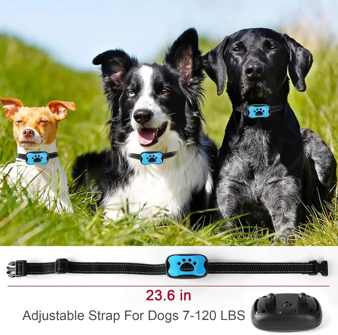Anti-Bark Dog Collar – Stop Unwanted Barking with the BarkBuddy Vibration Training Collar for Dogs