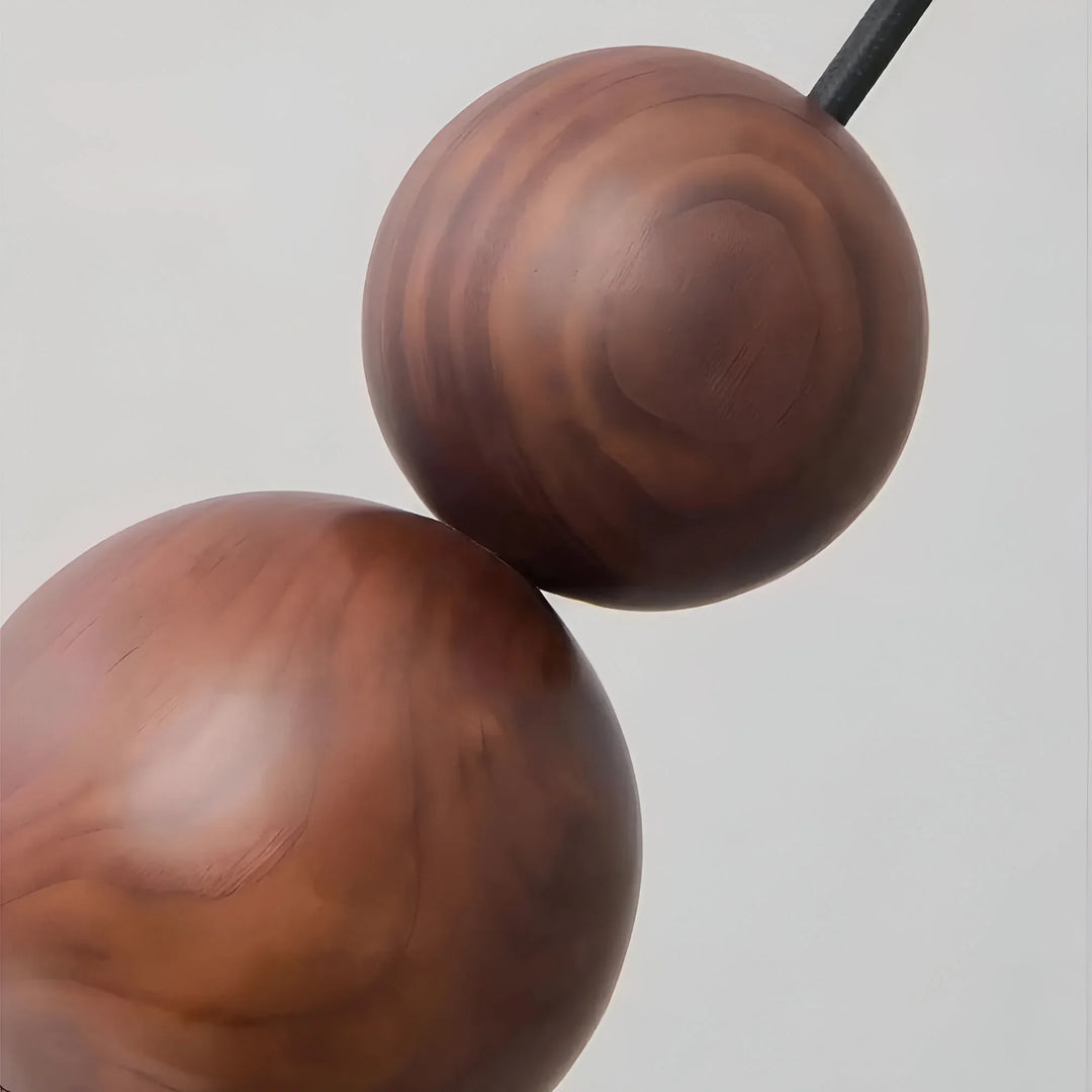 GlowHaven – Walnut &amp; Brass Accent Wall Light