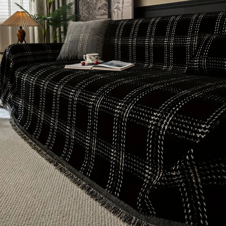 Chesterfield Plaid Sofa Cover
