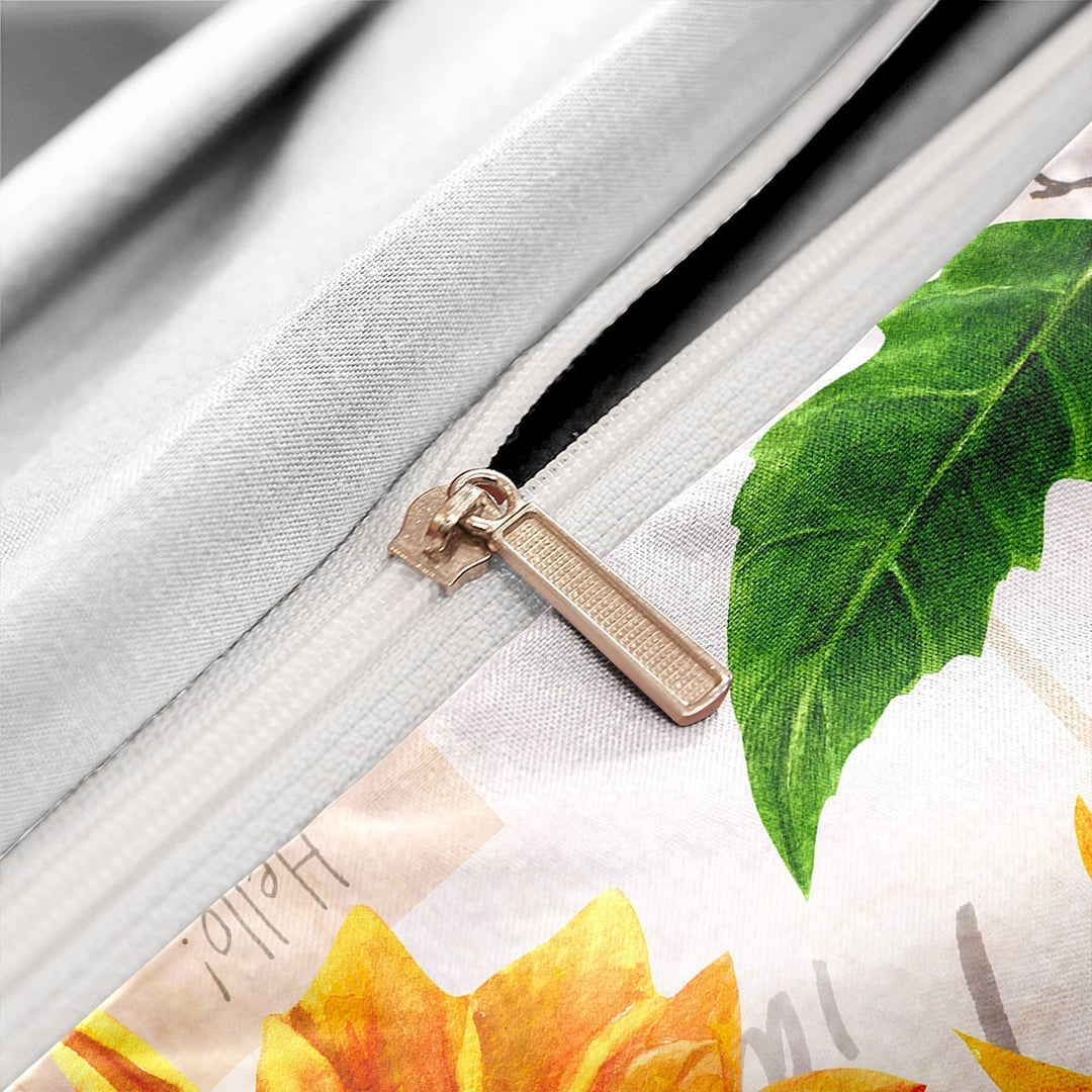 Soft Sunflower Duvet Cover – Natural Bedroom Renewal
