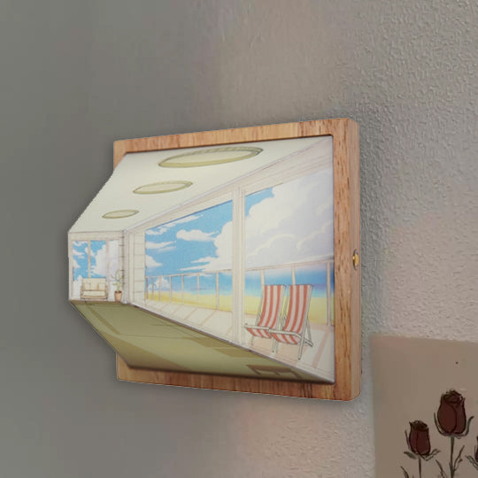 3D Glasses-Free Gallery Optical Illusion Wall Lamp &amp; Night Light