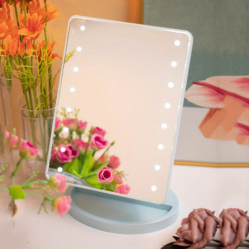 GlowPerfect - Portable Makeup Mirror with 16 LEDs