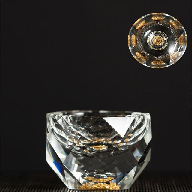 50ml diamond-cut crystal drinking glasses vodka shot glasses wine glasses whiskey glasses spirits sake soju brandy tea cup