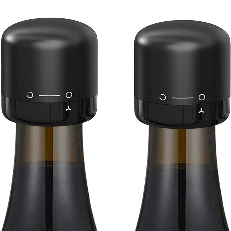 Reusable leak-proof silicone sealing cap for champagne and wine bottles