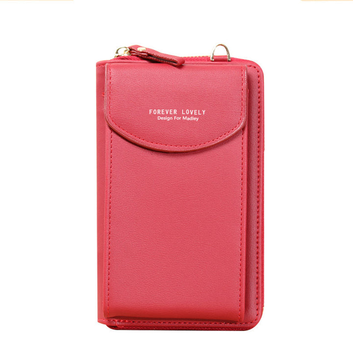 First-class phone case/shoulder bag with zipper |