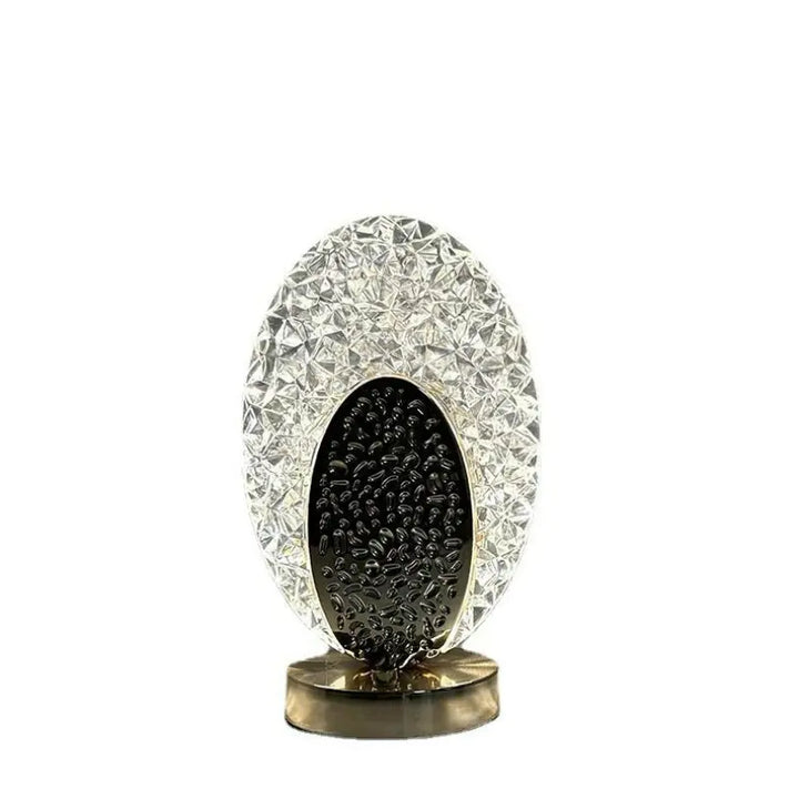 Modern &amp; Luxury Peacock Table Lamp - CrystalGlow