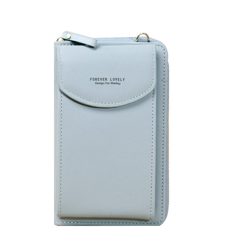 First-class phone case/shoulder bag with zipper |