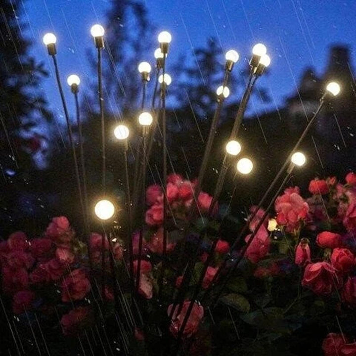 Solar-powered Firefly Garden Light