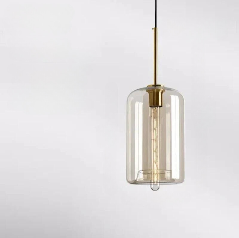 NordicGlas - Modern Scandinavian Glass Pendant Lamp for Dining Room and Living Room