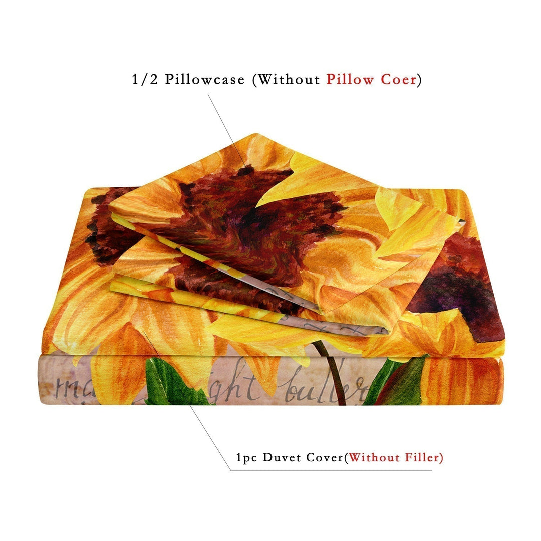 Soft Sunflower Duvet Cover – Natural Bedroom Renewal