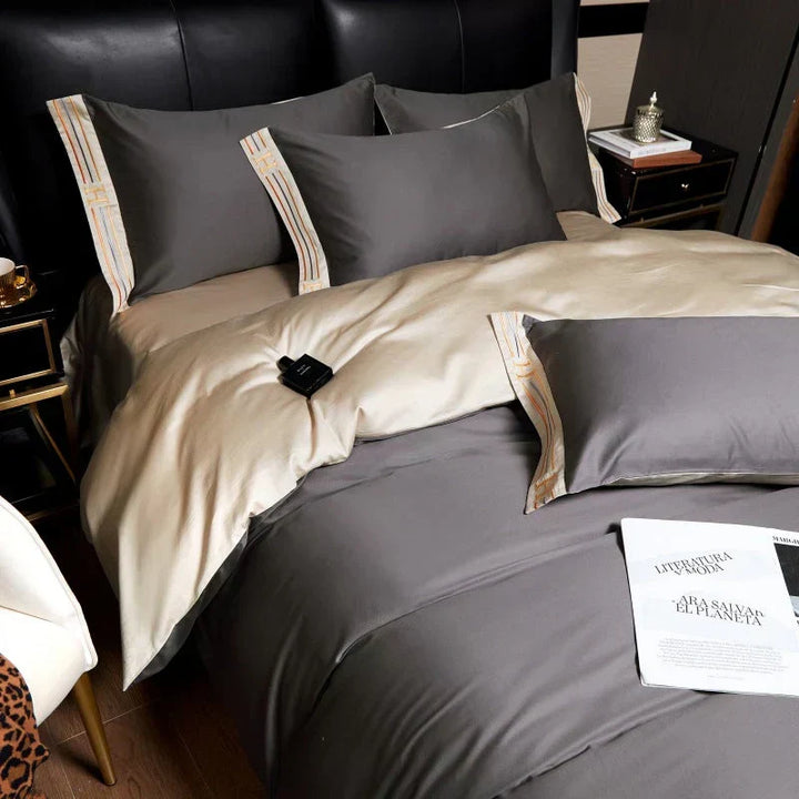 Luxury Satin Cotton Duvet Cover Set for Bedroom