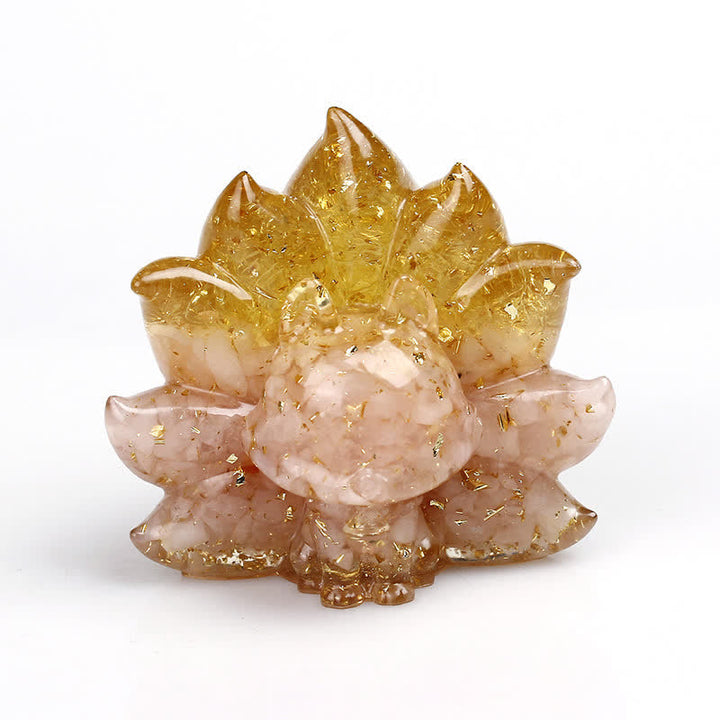 Nine-Tailed Fox Gemstone Decoration