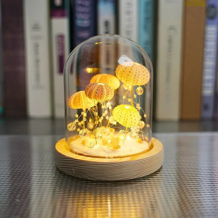 LumiCraft – Unique DIY table lamp with natural sea shell for a cozy décor