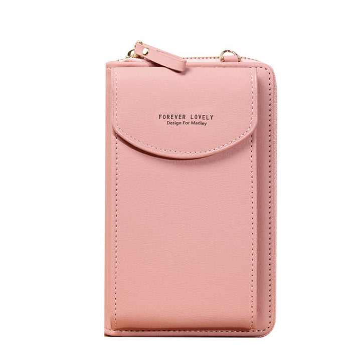 First-class phone case/shoulder bag with zipper |