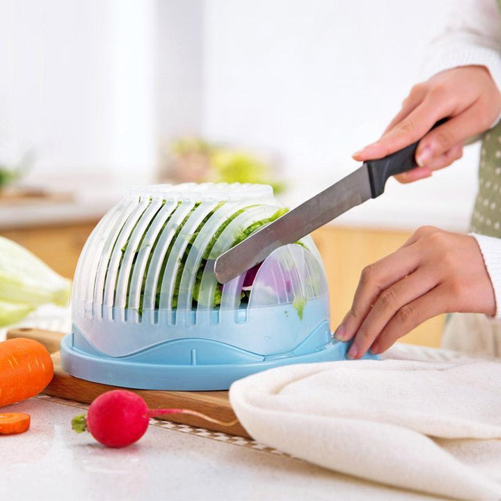 60-Second Salad Cutter Bowl – Effortless Preparation for a Healthy Diet