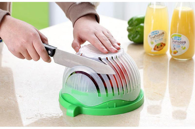 60-Second Salad Cutter Bowl – Effortless Preparation for a Healthy Diet