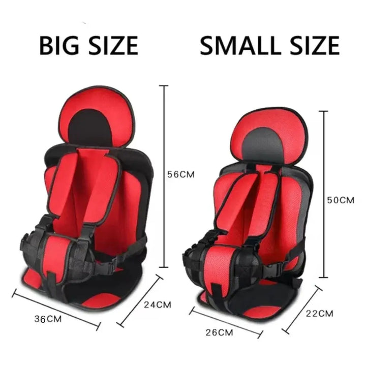 Portable Child Travel Car Seat | Foldable Safety Booster with 5-Point Harness | Ages 0–12 Years