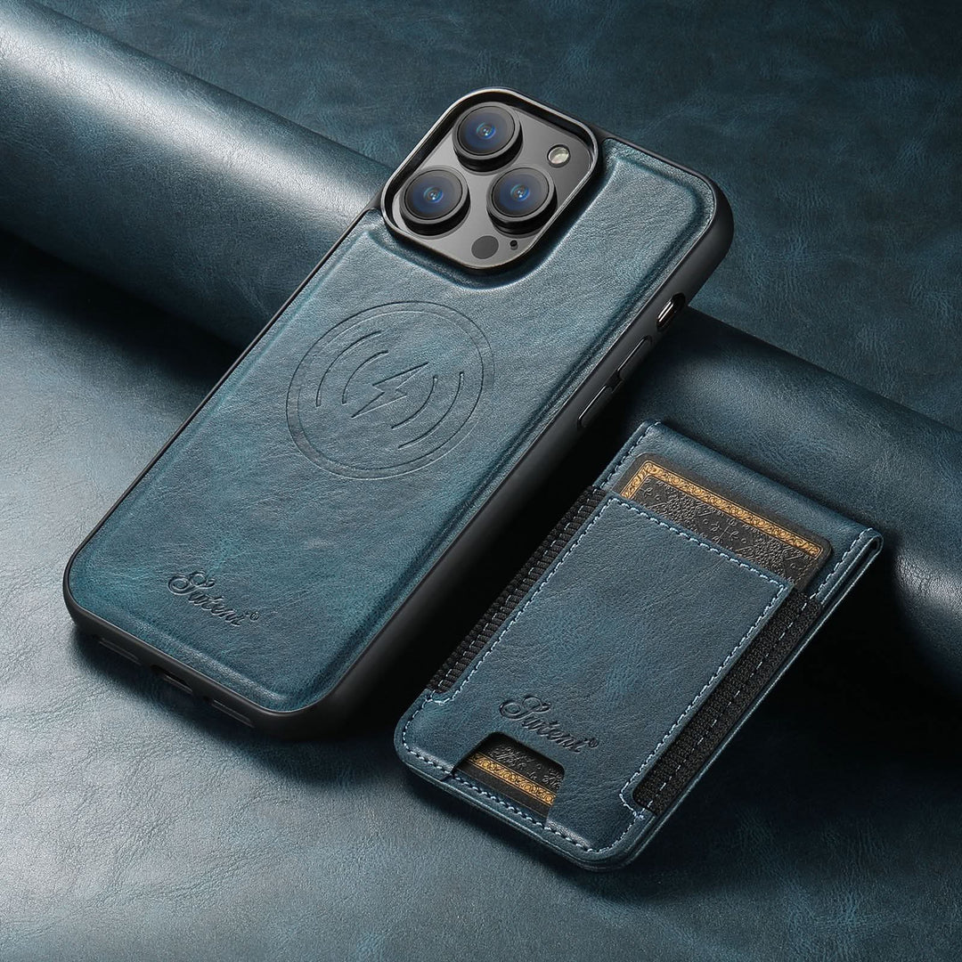 Shockproof Leather Phone Case with Card Holder